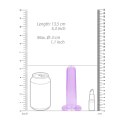 RealRock Crystal Clear model z przyssawką 13,5 cm - przezroczysty