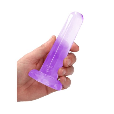 RealRock Crystal Clear model z przyssawką 13,5 cm - przezroczysty RealRock Crystal Clear model z przyssawką 13,5 cm - przezroczysty