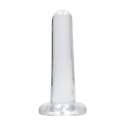 RealRock Crystal Clear model z przyssawką 13,5 cm - transparentny
