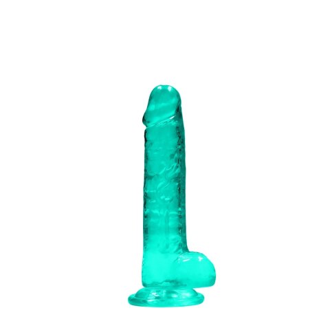 RealRock Crystal Clear model z przyssawką, anatomiczny 19 cm RealRock Crystal Clear model z przyssawką, anatomiczny 19 cm