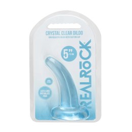 RealRock Crystal Clear model z przyssawką, zakrzywiony 11,5 cm