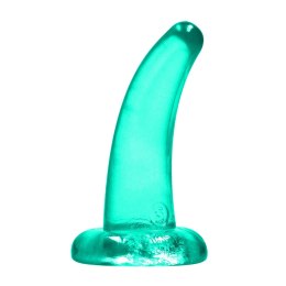 RealRock Crystal Clear model zakrzywiony 11,5 cm - przezroczysty, z przyssawką