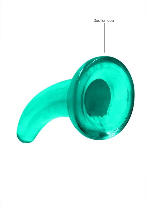 RealRock Crystal Clear model zakrzywiony 11,5 cm - przezroczysty, z przyssawką RealRock Crystal Clear model zakrzywiony 11,5 cm - przezroczysty, z przyssawką