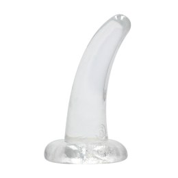 RealRock Crystal Clear model zakrzywiony 11,5 cm z przyssawką