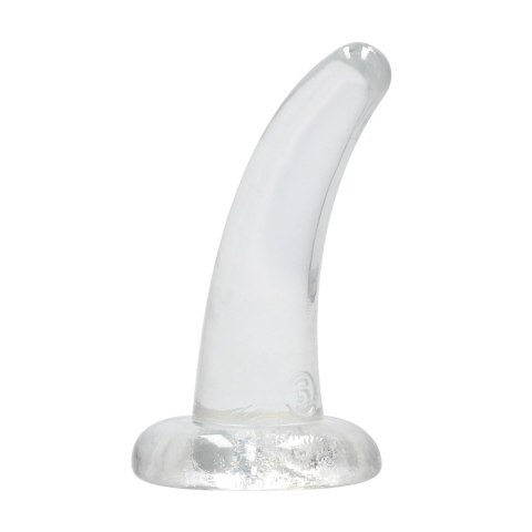 RealRock Crystal Clear model zakrzywiony 11,5 cm z przyssawką RealRock Crystal Clear model zakrzywiony 11,5 cm z przyssawką