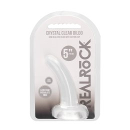 RealRock Crystal Clear model zakrzywiony 11,5 cm z przyssawką