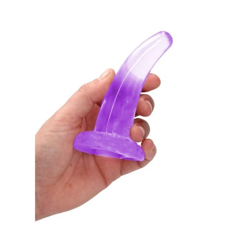 RealRock Crystal Clear - model zakrzywiony z przyssawką 11,5 cm RealRock Crystal Clear - model zakrzywiony z przyssawką 11,5 cm
