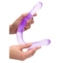 RealRock Crystal Clear podwojny model anatomiczny 42 cm przezroczysty