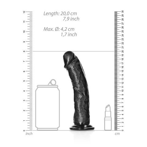 RealRock Model 18 cm z przyssawką - anatomiczny, elastyczny, beżowy RealRock Model 18 cm z przyssawką - anatomiczny, elastyczny, beżowy