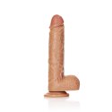 RealRock Model 23 cm - Prosty anatomiczny z przyssawką i detalami