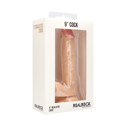 RealRock Model 23 cm z przyssawką - anatomiczny, kolor naturalny RealRock Model 23 cm z przyssawką - anatomiczny, kolor naturalny