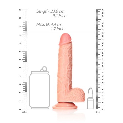 RealRock Model Prosty 20,5 cm z przyssawką - realistyczny wygląd RealRock Model Prosty 20,5 cm z przyssawką - realistyczny wygląd