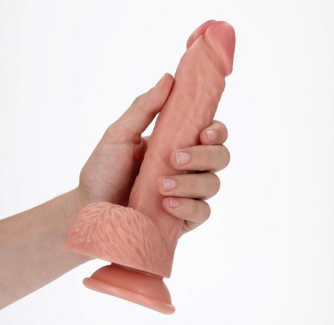 RealRock Model Prosty 20,5 cm z przyssawką - realistyczny wygląd RealRock Model Prosty 20,5 cm z przyssawką - realistyczny wygląd