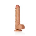 RealRock Model Prosty 28 cm - Akcesorium Intymne z Przyssawką i Anatomicznymi Wypukłościami