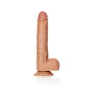 RealRock Model Prosty 28 cm - Akcesorium Intymne z Przyssawką i Anatomicznymi Wypukłościami