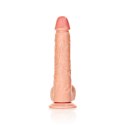 RealRock Model Prosty z Przyssawką i Jądrami 30,5cm - powierzchnia anatomiczna