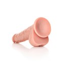 RealRock Model Prosty z Przyssawką i Jądrami 30,5cm - powierzchnia anatomiczna