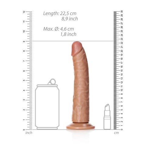 RealRock Model Slim 20,5 cm - anatomiczny z przyssawką RealRock Model Slim 20,5 cm - anatomiczny z przyssawką