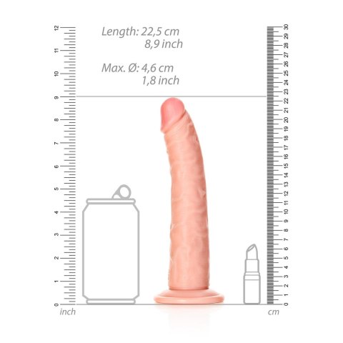RealRock Model Slim 20,5 cm - elastyczny model z przyssawką RealRock Model Slim 20,5 cm - elastyczny model z przyssawką