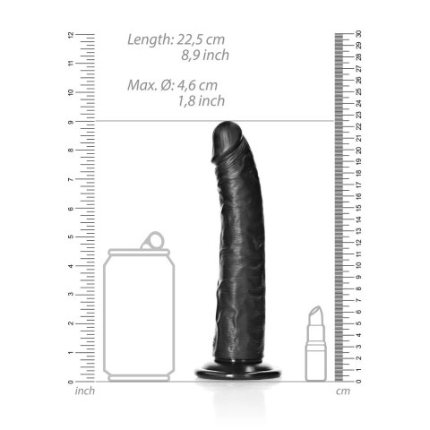 RealRock Model Slim 20,5 cm z przyssawką - smukła anatomiczna forma RealRock Model Slim 20,5 cm z przyssawką - smukła anatomiczna forma