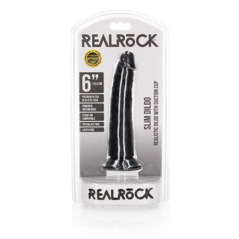 RealRock Model Smukły 15,5 cm - anatomiczny z przyssawką, naturalny kształt RealRock Model Smukły 15,5 cm - anatomiczny z przyssawką, naturalny kształt