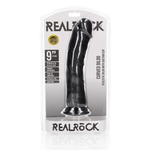 RealRock Model Zakrzywiony 23 cm - silikonowy model anatomiczny z przyssawką RealRock Model Zakrzywiony 23 cm - silikonowy model anatomiczny z przyssawką
