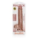 RealRock Naturalny Model Prosty z Przyssawką 30,5 cm - silikonowy