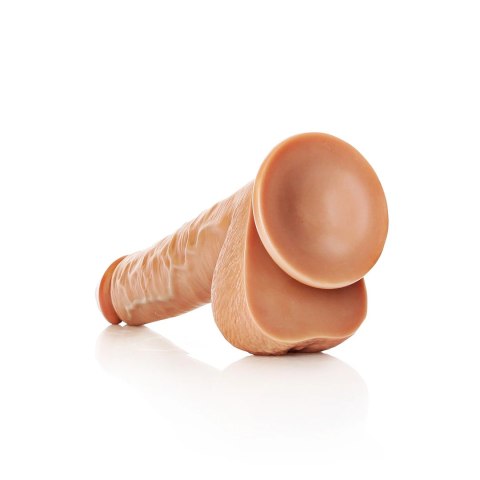 RealRock Naturalny Model Prosty z Przyssawką 30,5 cm - silikonowy RealRock Naturalny Model Prosty z Przyssawką 30,5 cm - silikonowy