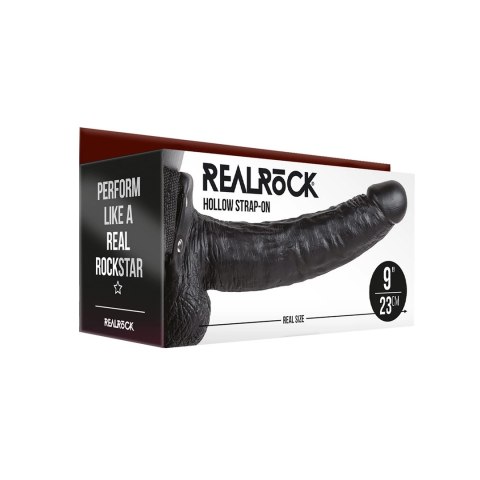 RealRock Pasek z modelem anatomicznym i kulkami 23 cm, regulowany RealRock Pasek z modelem anatomicznym i kulkami 23 cm, regulowany