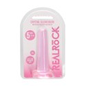 RealRock Prosta maszyna intymna z przyssawką 13,5 cm przezroczysta