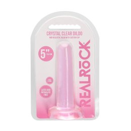 RealRock Prosta maszyna intymna z przyssawką 13,5 cm przezroczysta