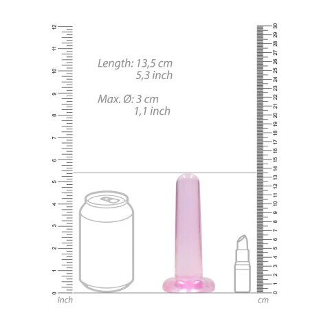 RealRock Prosta maszyna intymna z przyssawką 13,5 cm przezroczysta RealRock Prosta maszyna intymna z przyssawką 13,5 cm przezroczysta