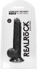 RealRock Ultra Model silikonowy z jądrami 24 cm przyssawka cielisty