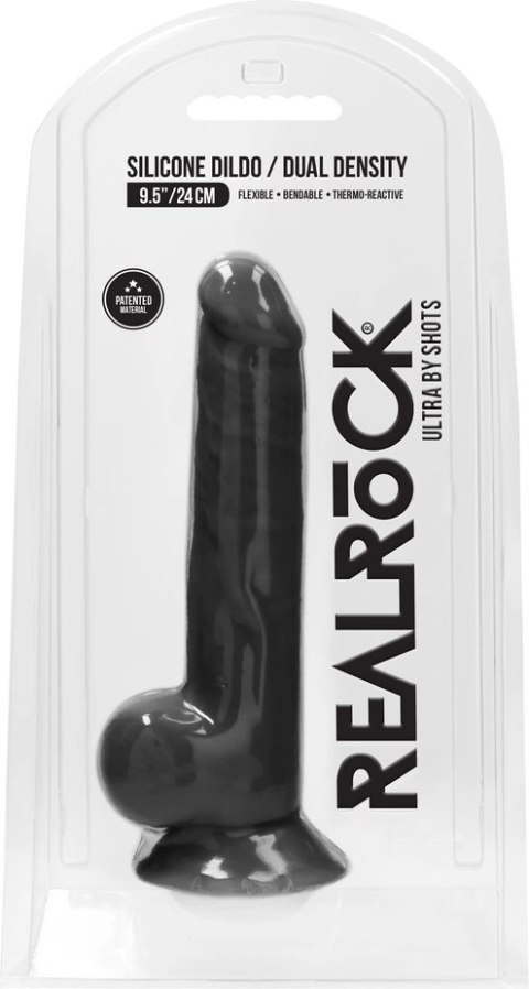 RealRock Ultra Model silikonowy z jądrami 24 cm przyssawka cielisty RealRock Ultra Model silikonowy z jądrami 24 cm przyssawka cielisty