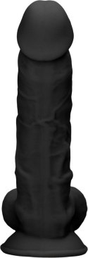 RealRock Ultra model z jądrami 18 cm silikonowy z przyssawką