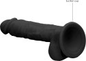 RealRock Ultra model z jądrami 18 cm silikonowy z przyssawką