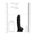 RealRock Ultra model z jądrami 18 cm silikonowy z przyssawką