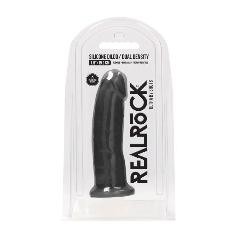 RealRock Ultra silikonowy model anatomiczny 20 cm z przyssawką, brązowy RealRock Ultra silikonowy model anatomiczny 20 cm z przyssawką, brązowy