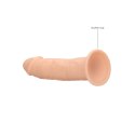 RealRock Ultra silikonowy model intymny 15 cm bez jąder, czarny
