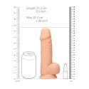 RealRock Ultra silikonowy model z jądrami 21,6 cm przyssawka cielisty