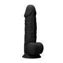 RealRock Ultra silikonowy model z jądrami 21,6 cm z przyssawką cielisty