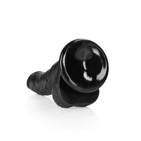 RealRock Zakrzywiony model intymny z przyssawką i detalami 18 cm RealRock Zakrzywiony model intymny z przyssawką i detalami 18 cm