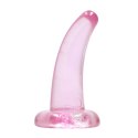 RealRock Zakrzywiony model z przyssawką 11,5 cm przezroczysty
