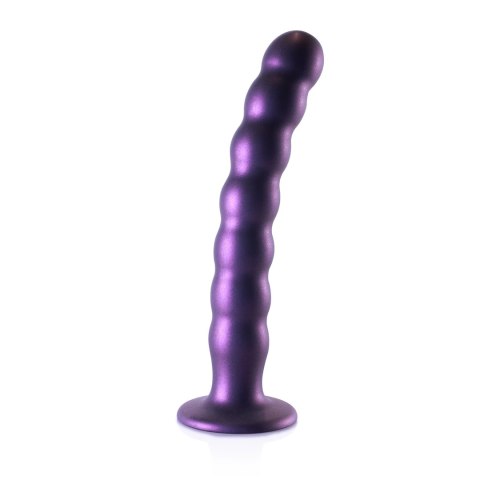 Ouch! Beaded G-Spot 20,5 cm - silikonowy model z przyssawką, fioletowy Ouch! Beaded G-Spot 20,5 cm - silikonowy model z przyssawką, fioletowy