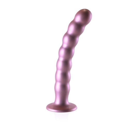 Ouch! Beaded G-Spot Silicone - Model z koralikami, 20,5 cm, metaliczny Ouch! Beaded G-Spot Silicone - Model z koralikami, 20,5 cm, metaliczny