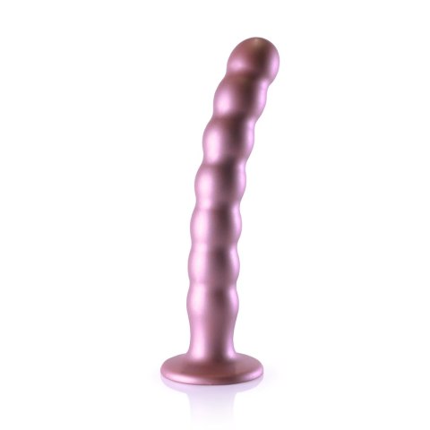 Ouch! Beaded G-Spot Silicone - Model z koralikami, 20,5 cm, metaliczny Ouch! Beaded G-Spot Silicone - Model z koralikami, 20,5 cm, metaliczny
