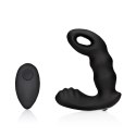 Ouch! Beaded Prostate Massager Metaliczny Zielony z Pilotem 10 Trybow
