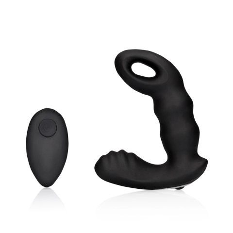 Ouch! Beaded Prostate Massager Metaliczny Zielony z Pilotem 10 Trybow Ouch! Beaded Prostate Massager Metaliczny Zielony z Pilotem 10 Trybow