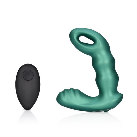Ouch! Beaded masażer prostaty z pilotem, zielony, 10 trybow wibracji Ouch! Beaded masażer prostaty z pilotem, zielony, 10 trybow wibracji