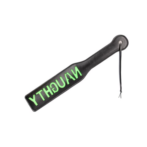 Ouch! Glow in the Dark - fluorescencyjne wiosło z napisem NAUGHTY Ouch! Glow in the Dark - fluorescencyjne wiosło z napisem NAUGHTY